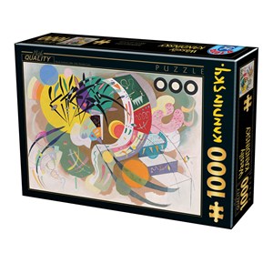 D-Toys (75925) - Vassily Kandinsky: "Dominant Curve" - 1000 Teile Puzzle