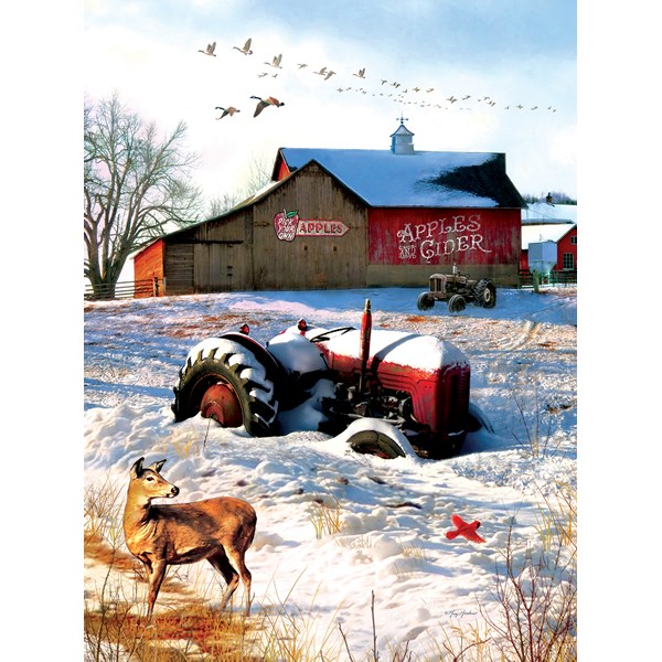 SunsOut (37169) - Greg Giordano: "Tractor on the Farm" - 1000 Teile Puzzle