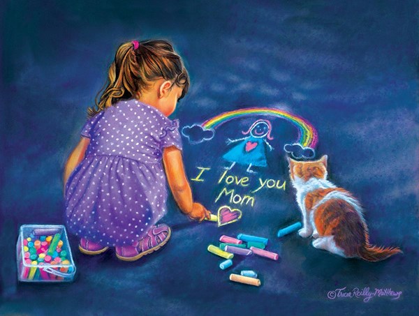 SunsOut (35882) - "A Little Artist" - 500 Teile Puzzle