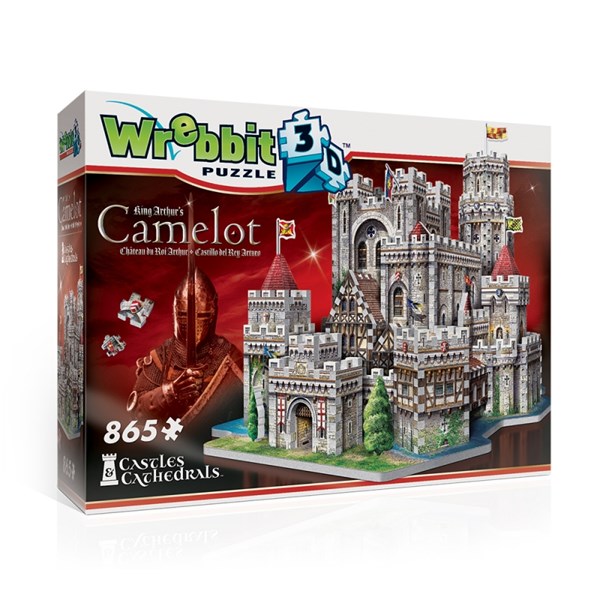 Wrebbit (W3D-2016) - "King Arthur's Camelot" - 865 Teile Puzzle