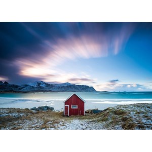 Schmidt Spiele (58395) - "Hütte an der Atlantikküste" - 1000 Teile Puzzle