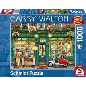 Schmidt Spiele (59605) - Garry Walton: "Elektronik-Shop" - 1000 Teile Puzzle