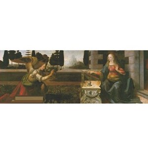 Impronte Edizioni (073) - Leonardo Da Vinci: "Verkündigung an Maria" - 1000 Teile Puzzle