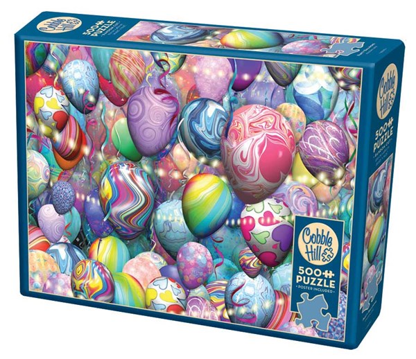 Cobble Hill (85075) - Suzan Lind: "Party Balloons" - 500 Teile Puzzle