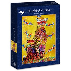 Bluebird Puzzle (70301) - Graeme Stevenson: "African Watch" - 1000 Teile Puzzle