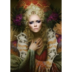 Heye (29723) - Melanie Delon: "Verführerische Schönheit" - 1000 Teile Puzzle