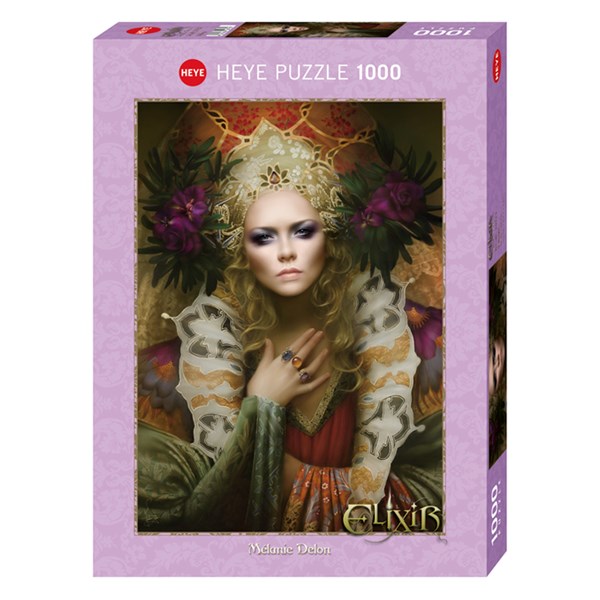 Heye (29723) - Melanie Delon: "Verführerische Schönheit" - 1000 Teile Puzzle