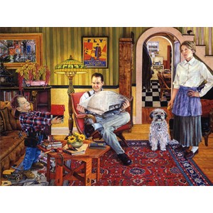 SunsOut (44508) - Susan Brabeau: "Red Paint" - 1000 Teile Puzzle