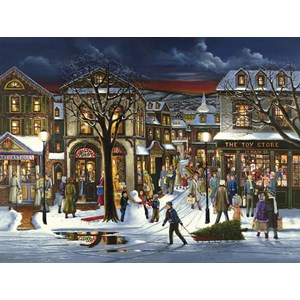Cobble Hill (52053) - H. Hargrove: "Weihnachtseinkäufe" - 500 Teile Puzzle