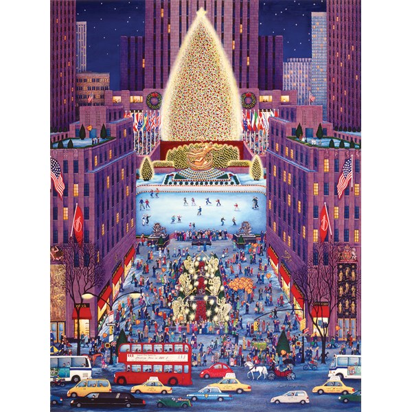 SunsOut (60977) - Kathy Jakobsen: "Rockerfeller Center" - 500 Teile Puzzle
