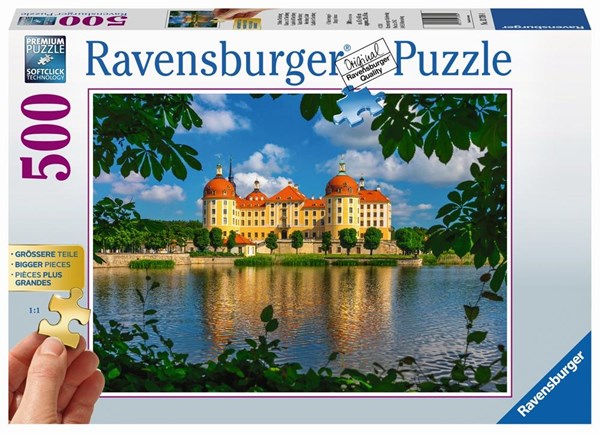 Ravensburger (13708) - "Schloss Moritzburg" - 500 Teile Puzzle