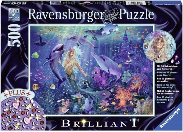 Ravensburger (14993) - "Bezaubernde Meerjungfrau" - 500 Teile Puzzle