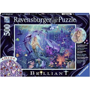 Ravensburger (14993) - "Bezaubernde Meerjungfrau" - 500 Teile Puzzle