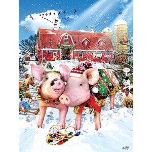 SunsOut (35028) - Lori Schory: "Christmas Sweater" - 500 Teile Puzzle