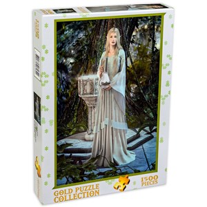 Gold Puzzle (61642) - "Königin der Elfen" - 1500 Teile Puzzle