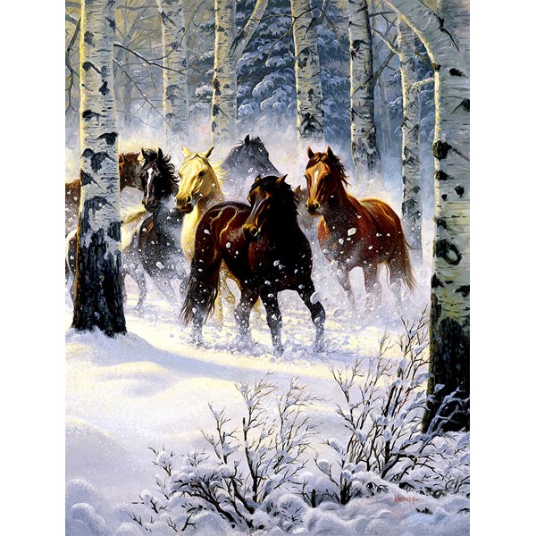 SunsOut (53062) - "Snow Storm" - 500 Teile Puzzle