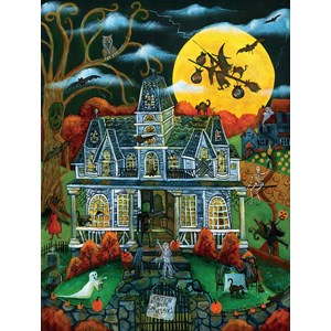 SunsOut (54782) - Cheryl Bartley: "Halloween Potions and Tricks" - 500 Teile Puzzle