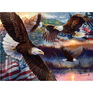SunsOut (60530) - Jan Martin McGuire: "Land of Freedom" - 1000 Teile Puzzle