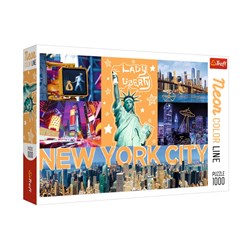 Trefl (10579) - "New-York Neon City" - 1000 Teile Puzzle