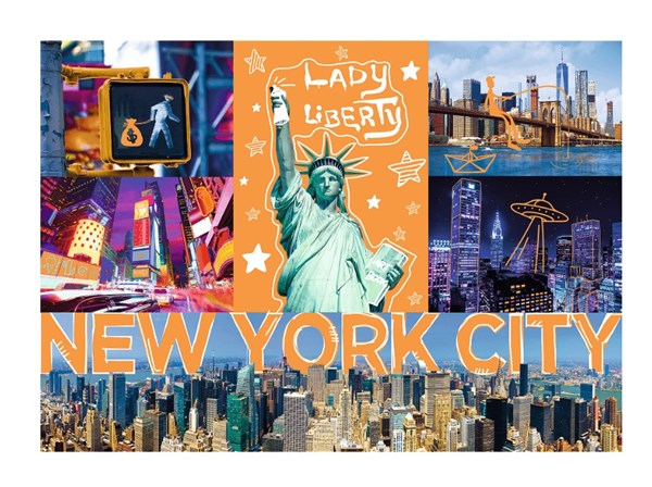 Trefl (10579) - "New-York Neon City" - 1000 Teile Puzzle