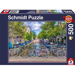 Schmidt Spiele (58942) - "Amsterdam" - 500 Teile Puzzle