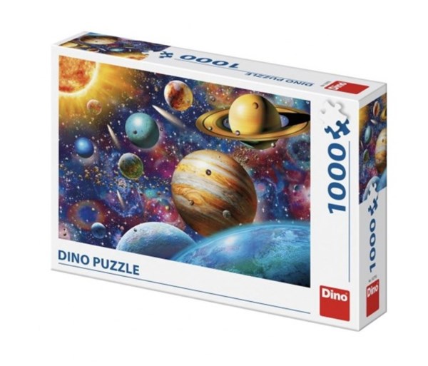 Dino (53275) - "Planeten" - 1000 Teile Puzzle