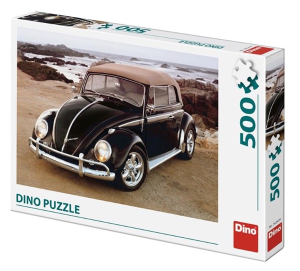 Dino (50242) - "VW Beetle on Beach" - 500 Teile Puzzle