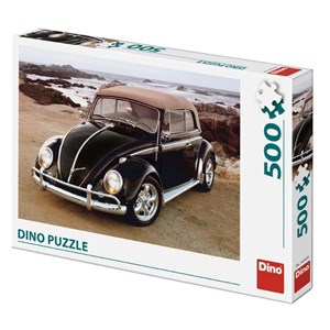 Dino (50242) - "VW Beetle on Beach" - 500 Teile Puzzle