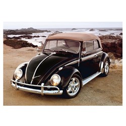 Dino (50242) - "VW Beetle on Beach" - 500 Teile Puzzle