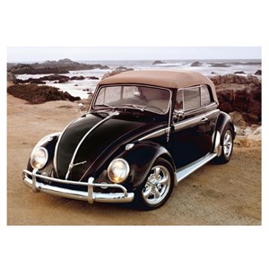 Dino (50242) - "VW Beetle on Beach" - 500 Teile Puzzle