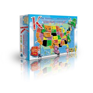 A Broader View (153A) - "Kids' Puzzle of the USA" - 55 Teile Puzzle