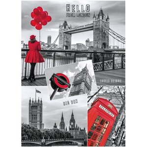 Dino (53250) - "Hello from London" - 1000 Teile Puzzle
