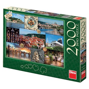 Dino (56112) - "Prag, Tschechische Republik" - 2000 Teile Puzzle