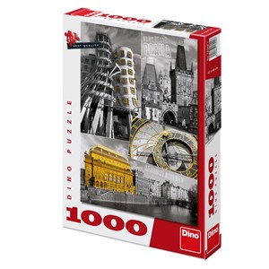 Dino (53242) - "Prag, Tschechische Republik" - 1000 Teile Puzzle