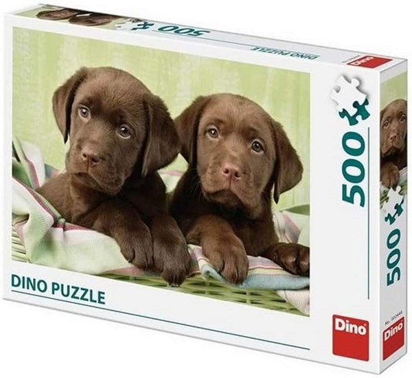 Dino (50244) - "Labradors" - 500 Teile Puzzle