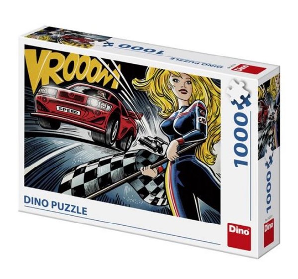 Dino (53272) - "Pop Art, Race" - 1000 Teile Puzzle