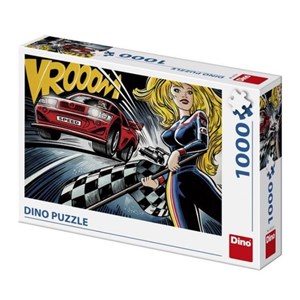 Dino (53272) - "Pop Art, Race" - 1000 Teile Puzzle