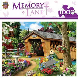 MasterPieces (81740) - "Garden Bridge" - 1000 Teile Puzzle