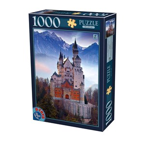 D-Toys (75963) - "Schloss Neuschwanstein" - 1000 Teile Puzzle