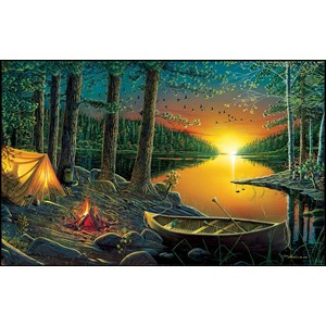 SunsOut (51844) - Ervin Molnar: "Evening by the Lake" - 550 Teile Puzzle