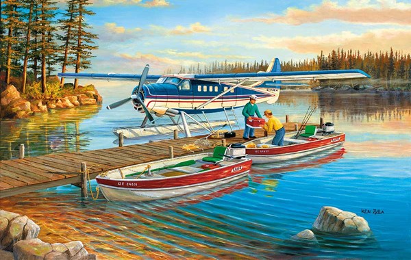 SunsOut (39321) - Ken Zylla: "Pickle Lake" - 550 Teile Puzzle