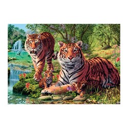 Dino (53262) - "Tigers" - 1000 Teile Puzzle