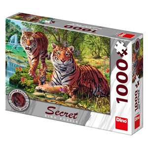 Dino (53262) - "Tigers" - 1000 Teile Puzzle