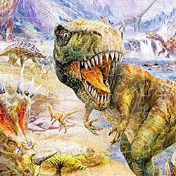 Pintoo (h1919) - Jan Patrik Krasny: "Dinosaurs" - 500 Teile Puzzle