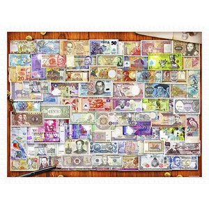 Pintoo (h2086) - Garry Walton: "Currency of the World" - 1200 Teile Puzzle