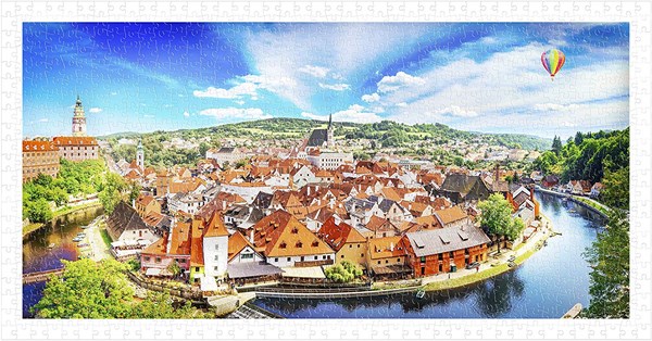 Pintoo (h2025) - "Cesky Krumlov, Czech Republic" - 800 Teile Puzzle