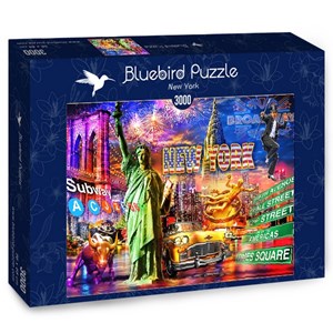 Bluebird Puzzle (70149) - "New York" - 3000 Teile Puzzle