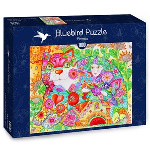 Bluebird Puzzle (70415) - Oxana Zaika: "Flowers" - 1000 Teile Puzzle