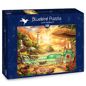 Bluebird Puzzle (70417) - Chuck Pinson: "Love the Beach" - 1000 Teile Puzzle