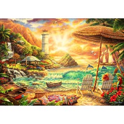Bluebird Puzzle (70417) - Chuck Pinson: "Love the Beach" - 1000 Teile Puzzle